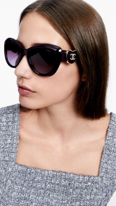 top chanel sunglasses|Chanel sunglasses with clear sides.